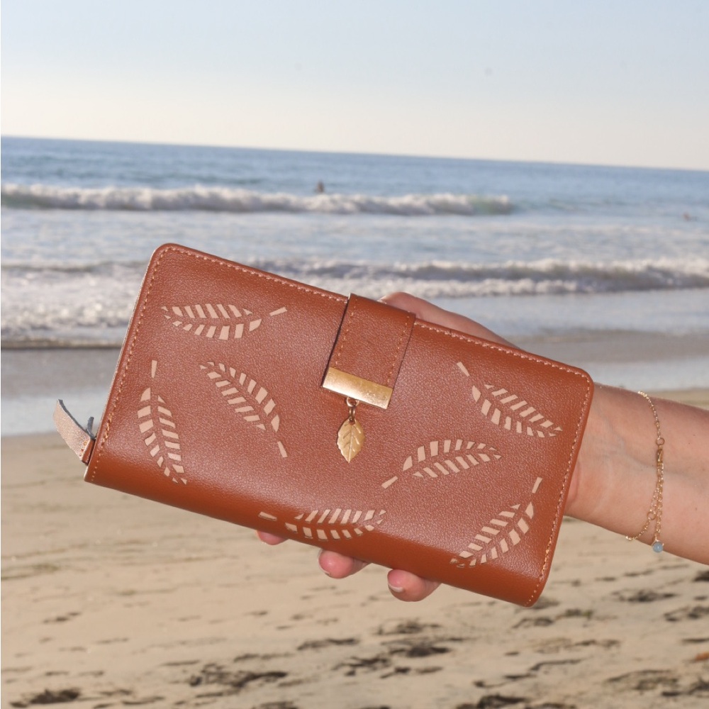 The Wanderlust Vegan Leather Wallet Brand New